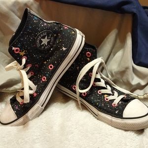 Girls Converse All Star sz 3 sneakers Like New